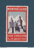 France - vignette - Foire Exposition de Montbéliard - 1937