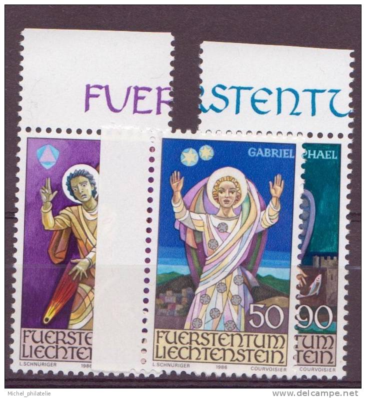 ⭐ Liechtenstein - YT n° 851 à 853 ** - Neuf sans charnière - 1986 ⭐