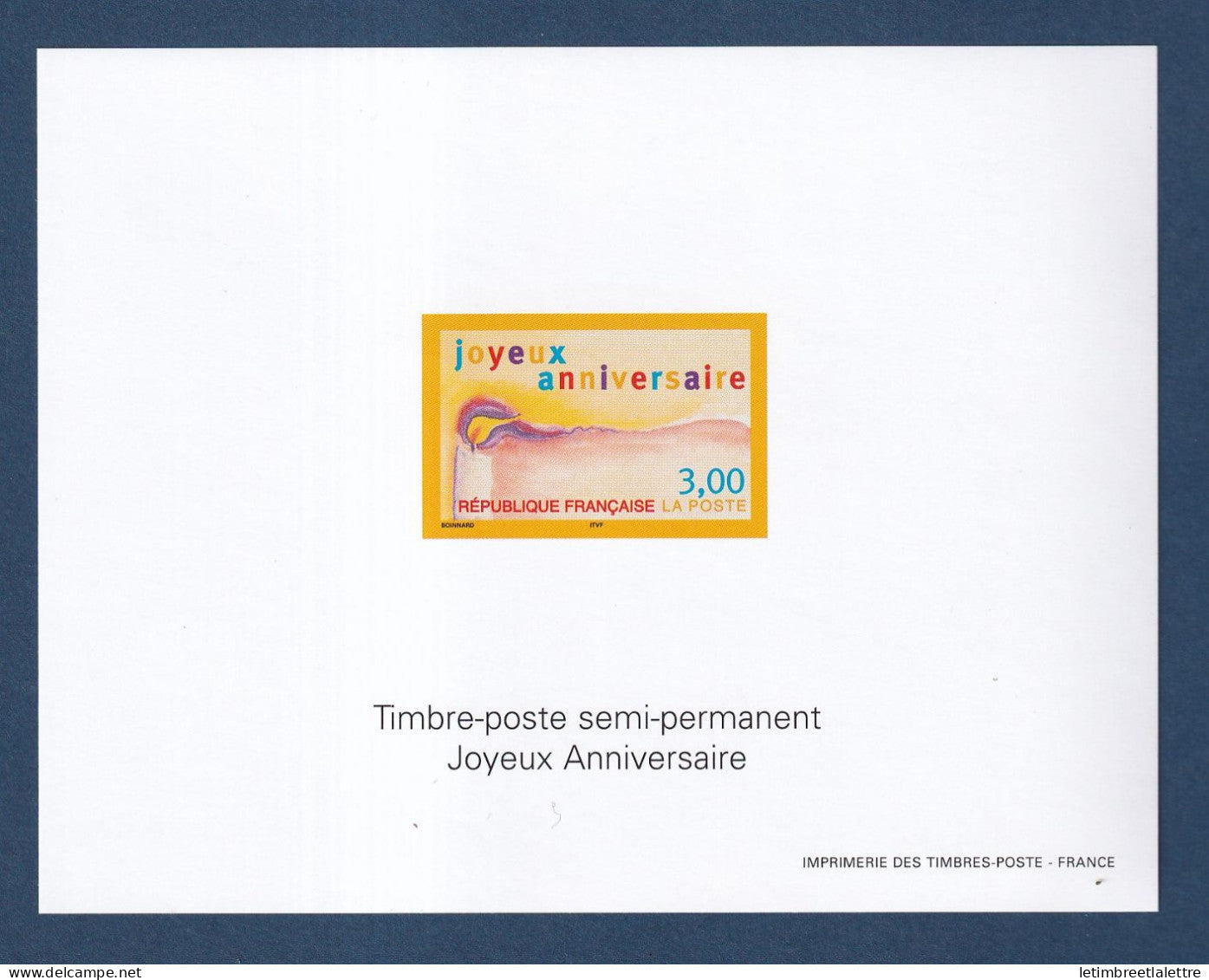 France - Bloc Feuillet non dentelé avec gomme - YT n° 3141 ** - Neuf sans charnière - ND - 1998
