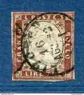 ⭐ Italie - Sardaigne - YT n° 15 - Oblitéré - 1855 / 1861 ⭐