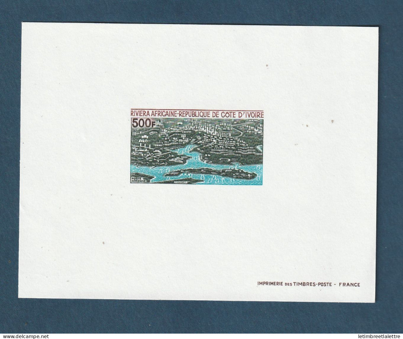 Côte d'Ivoire - Poste Aérienne - YT n° 51 - Epreuve de luxe - riviera africaine