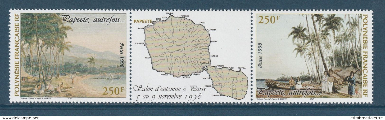 Polynésie Française - YT n° 572 et 573 ** - Neuf sans charnière - 1998