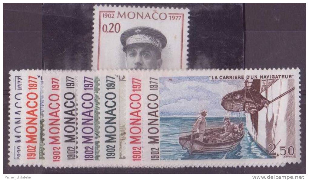 MONACO N°1084/92* NEUF AVEC CHARNIERE