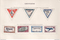 Lettonie - collection à la Page - Poste aérienne dont YT n° 33 à 36 * Neuf avec charnière - 1933