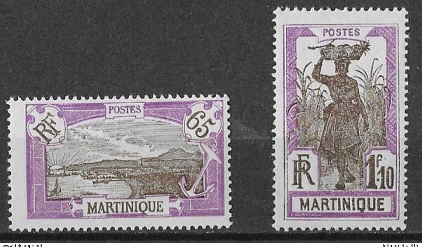Martinique - YT n° 122 et 126 ** - neuf sans charnière
