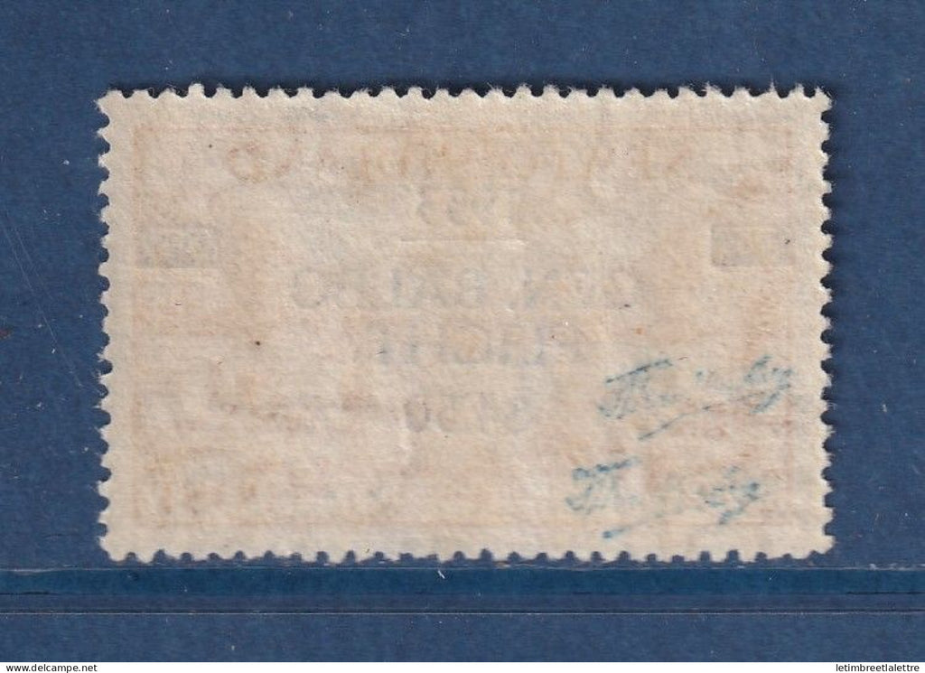 Terre Neuve - Poste aérienne - YT n° 18 * signé - neuf avec charnière - 1933