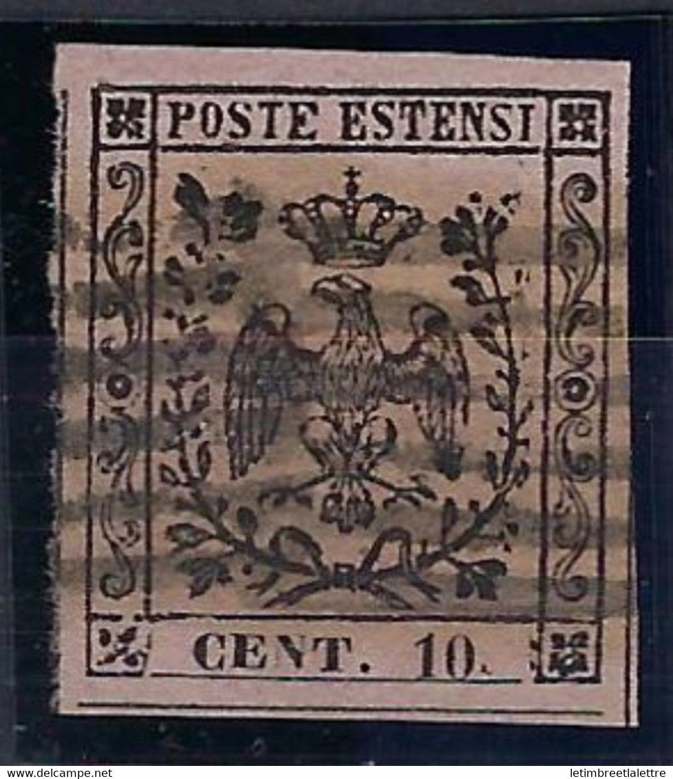 ⭐ Italie - Modène - YT n° 2 A - Oblitéré - TB - 1852 ⭐