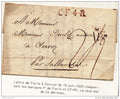 Lettre de Paris à Servoz 10 juin1820