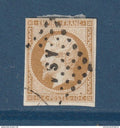 France - YT n° 13 A  type 2 - Oblitéré AS1 bâton - 1853