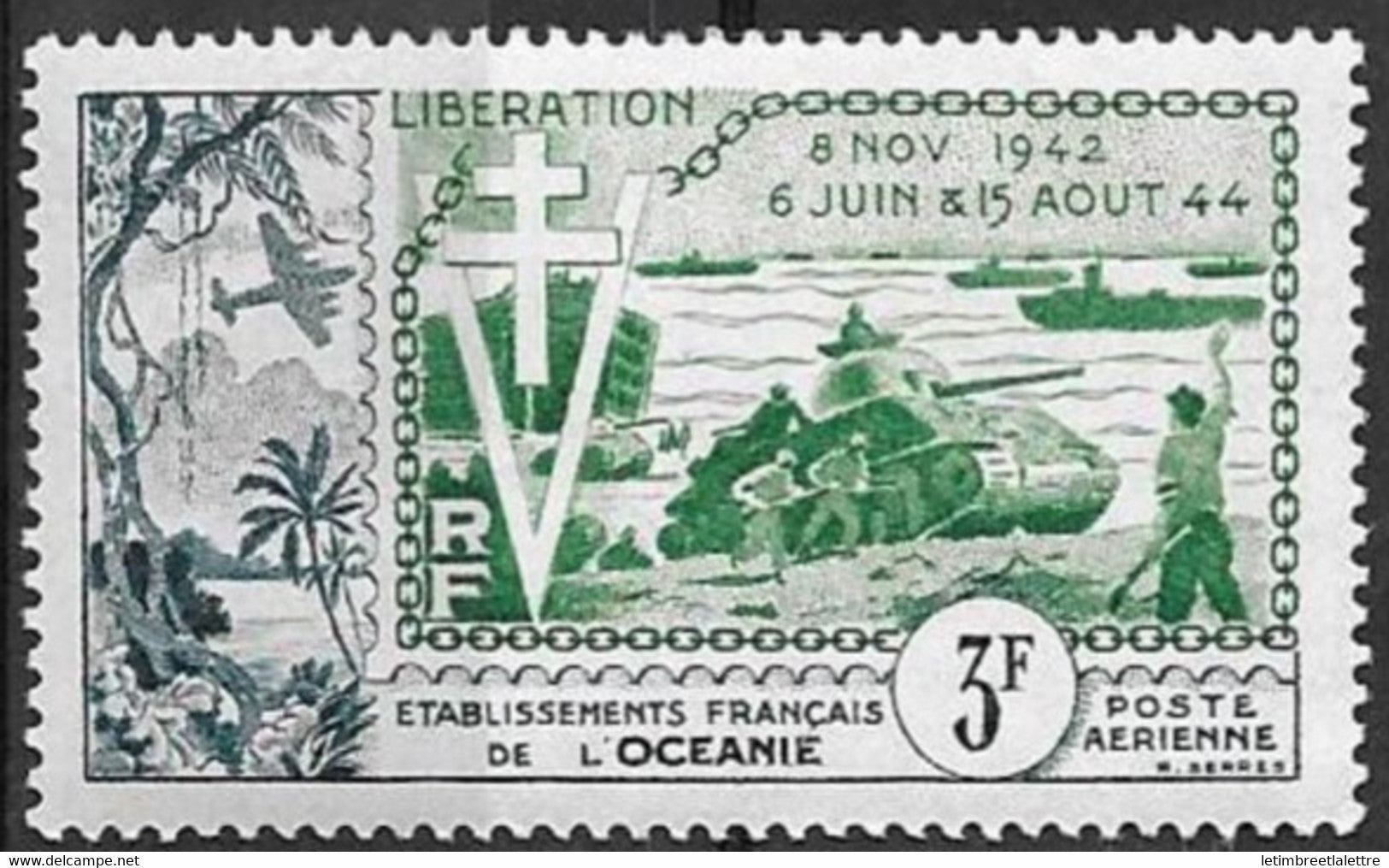 Océanie - Poste Aérienne - YT n° 31 ** - Neuf sans charnière - 1954