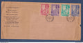 Myanmar - Birmanie - Burma - YT n° 50 à 53 - Enveloppe commémorative Thanbyuzayat Memorial Ceremony - 1946