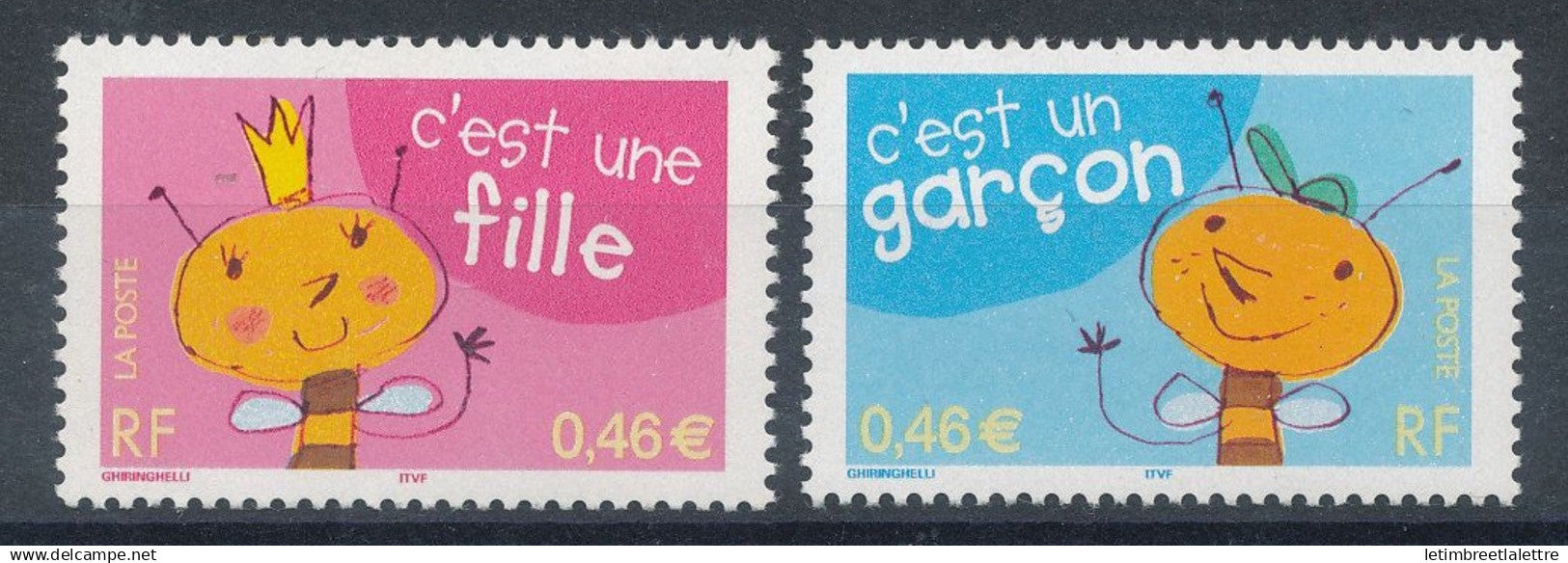 France - YT n° 3463 et 3464 ** - neuf sans charnière - 2002