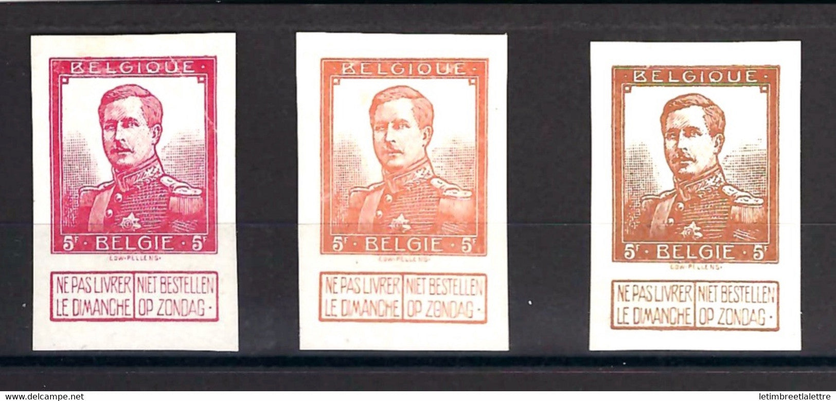 ⭐ Belgique - Essai - YT n° 122 - Sur charnière - 1912 / 1913 ⭐