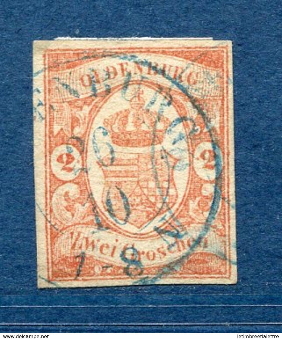 ⭐ Oldenbourg - YT n° 13 - Oblitéré - 1860 ⭐