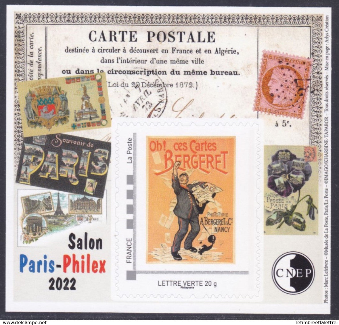 France - bloc CNEP - Non dentelé - YT n° 89 ** - 2022