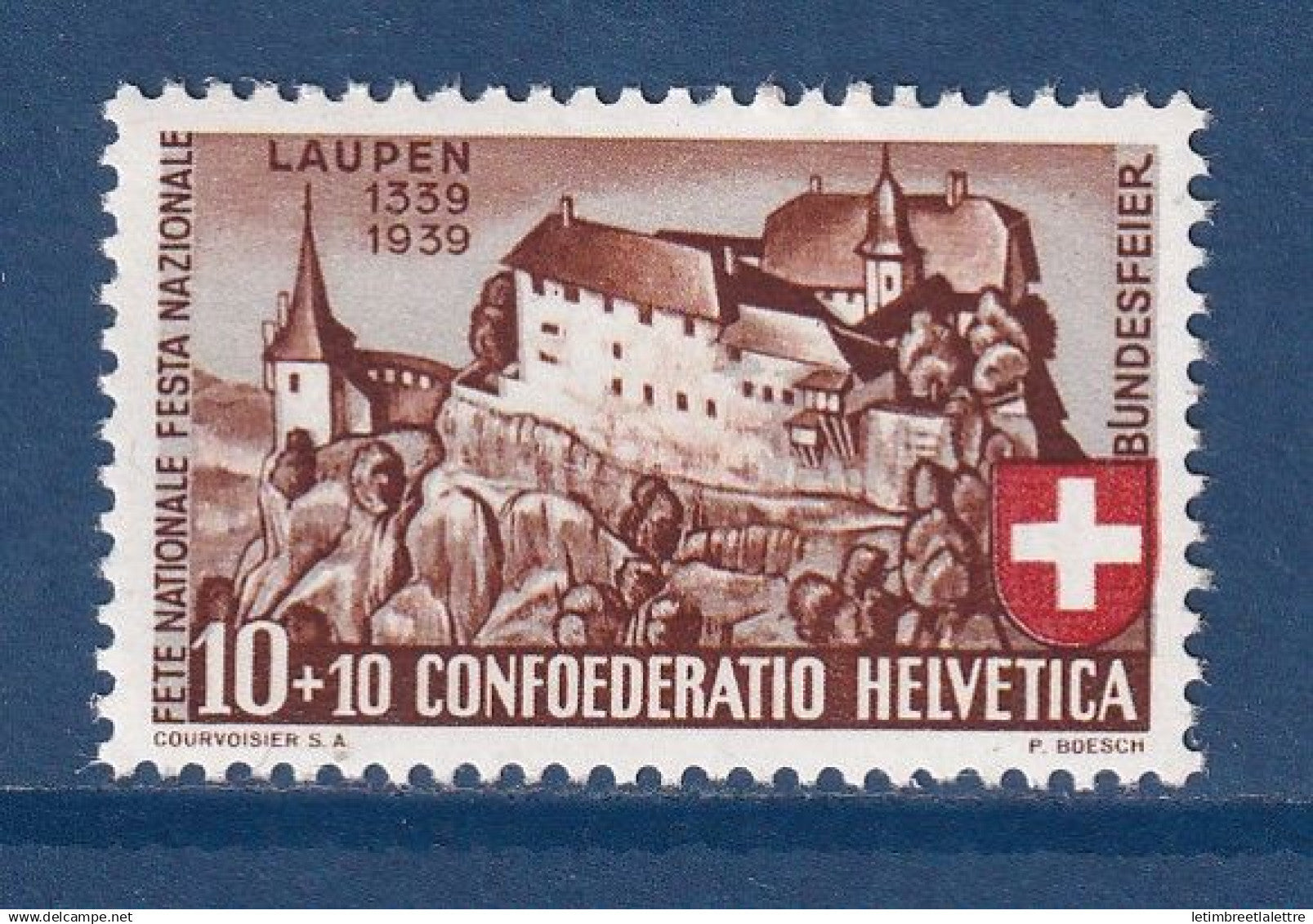 Suisse - YT n° 341 ** - Neuf sans charnière - 1939