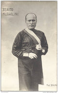 Carte Photo de Benito Mussolini