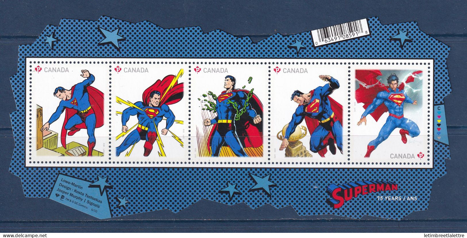 Canada - YT n° F 2916 ** - Neuf sans charnière - Superman - 2013
