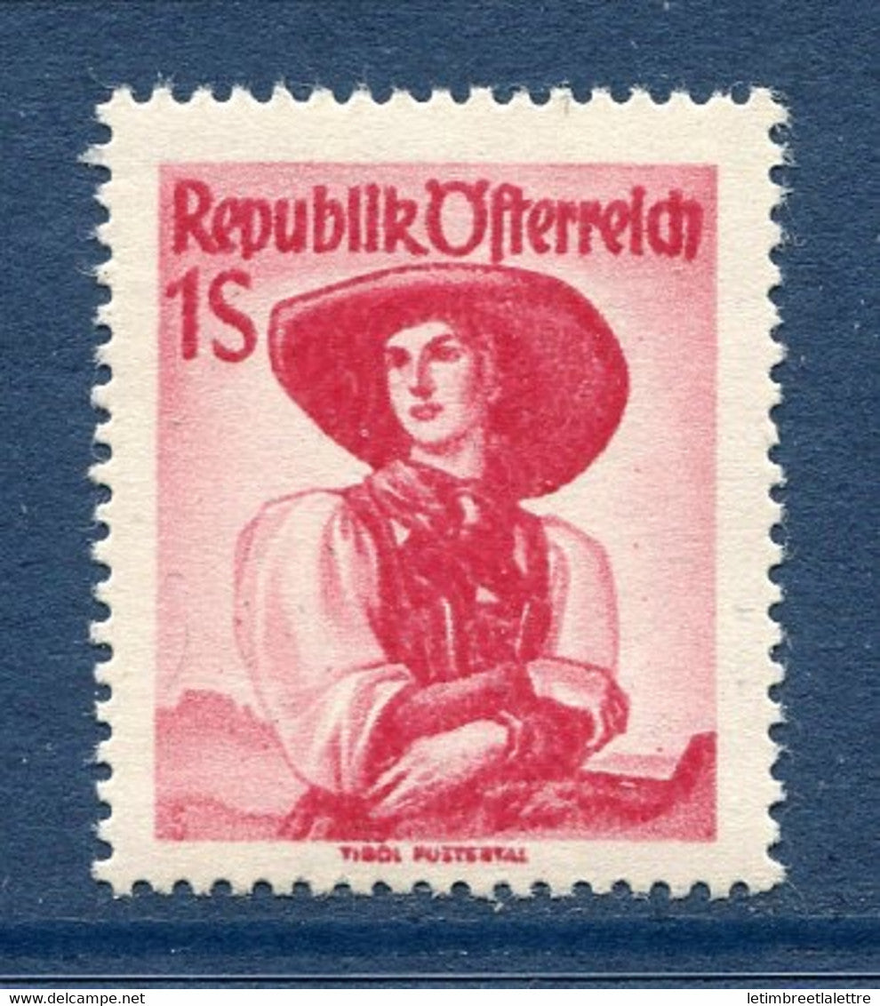 ⭐ Autriche - YT n° 750 A ** - Neuf sans charnière - TB - 1948 / 1950 ⭐