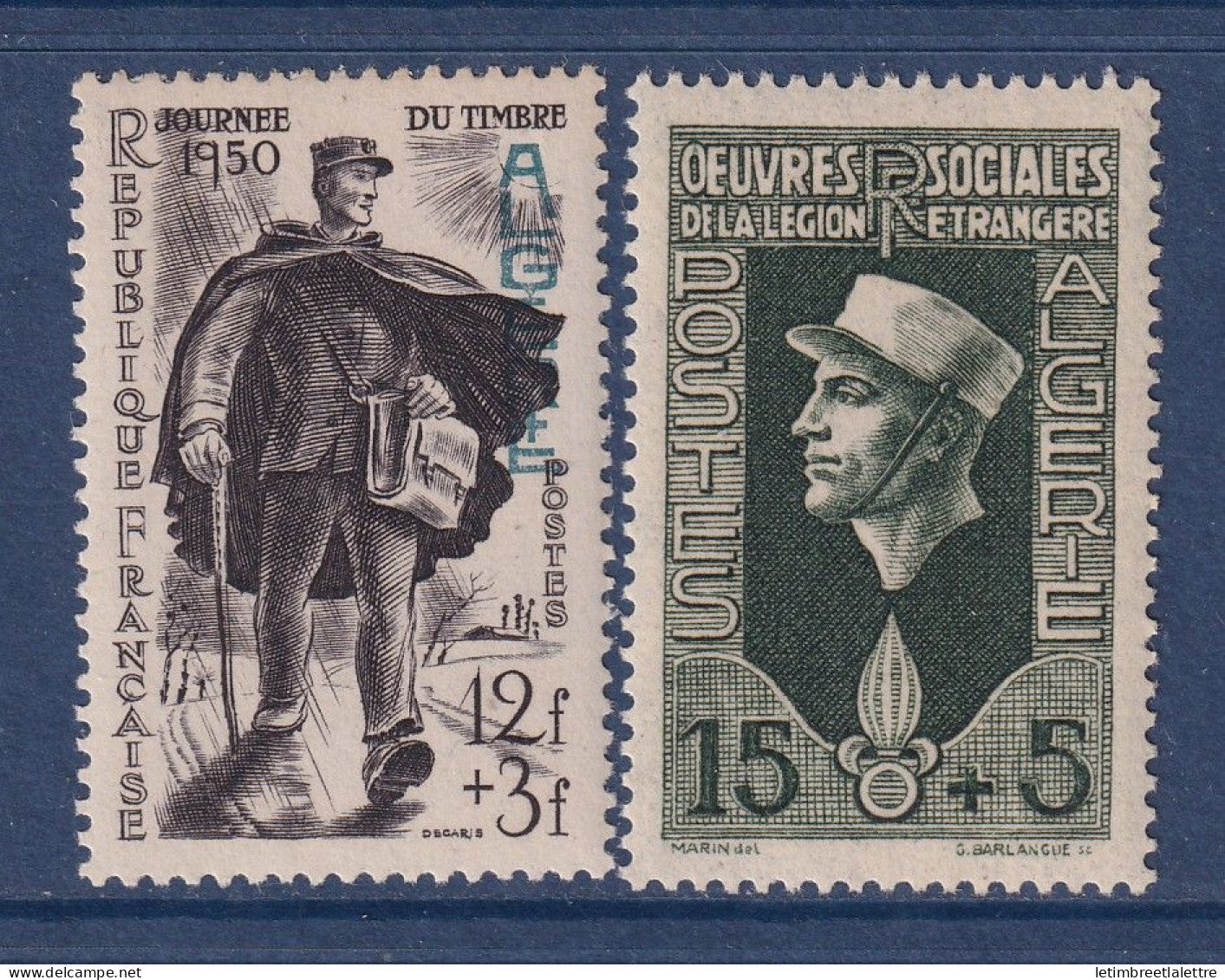Algérie - YT n° 282 et 283 ** - neuf sans charnière - 1950