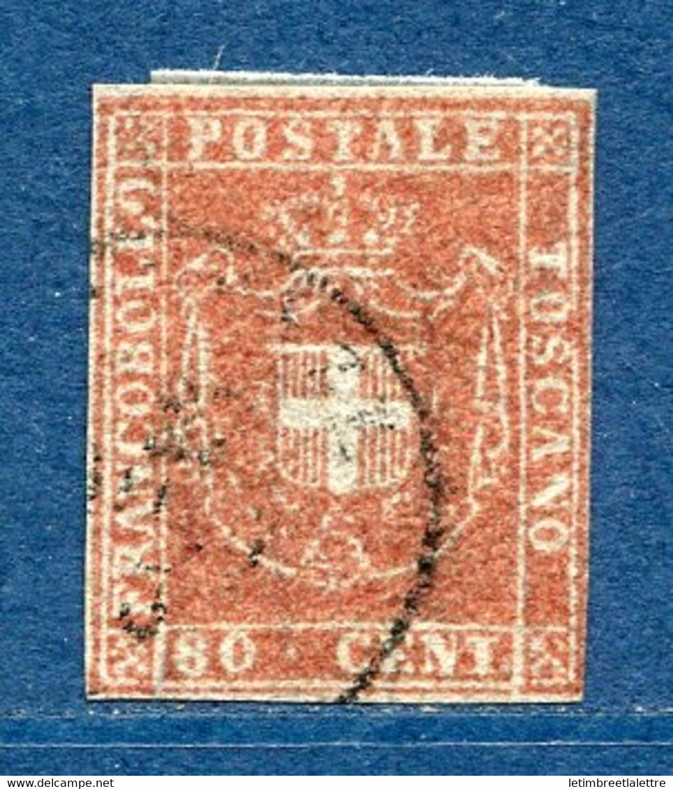 ⭐ Italie - Toscane - YT n* 22 - Oblitéré - 1860 ⭐