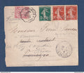 Monaco - affranchissement mixte - lettre réexpédiée de Monaco - Venise - 1912