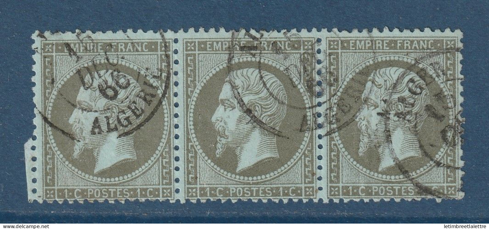 France - YT n° 19 - oblitéré Alger - 1862