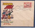 Myanmar - Birmanie - Burma - YT n° 87 - FDC premier jour Journée des travailleurs - worker's Day - 1 Mai 1963