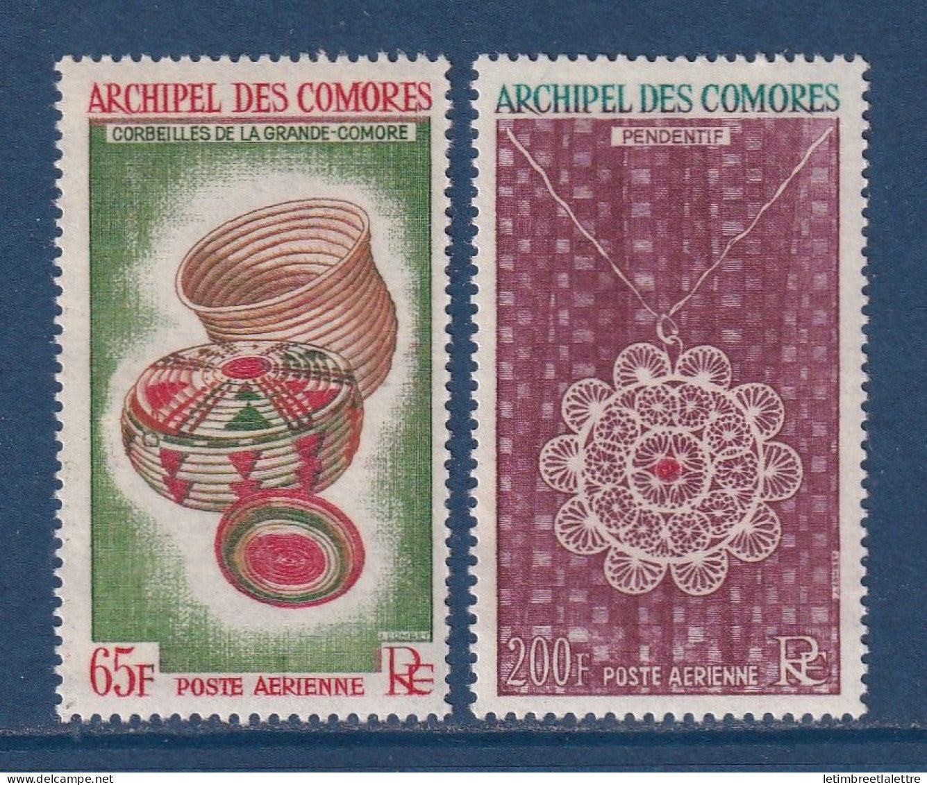 Comores - Poste Aérienne - YT PA n° 8 et 9 ** - Neuf sans charnière - 1963
