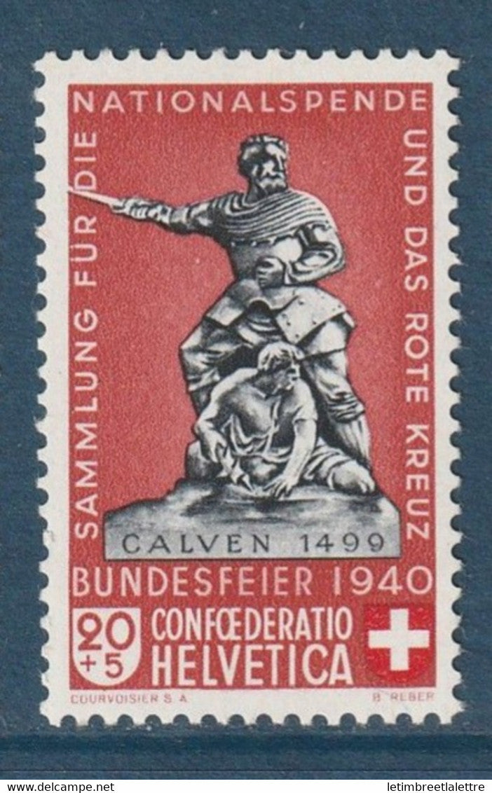 Suisse - YT n° 351 ** - Neuf sans charnière - 1940