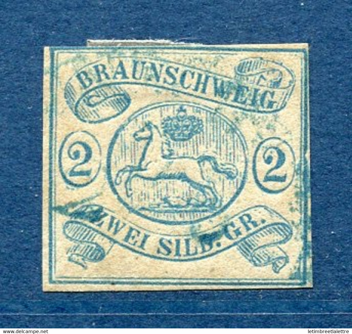 ⭐ Brunswick - YT n° 2 - Oblitéré - 1852 ⭐