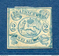 ⭐ Brunswick - YT n° 2 - Oblitéré - 1852 ⭐