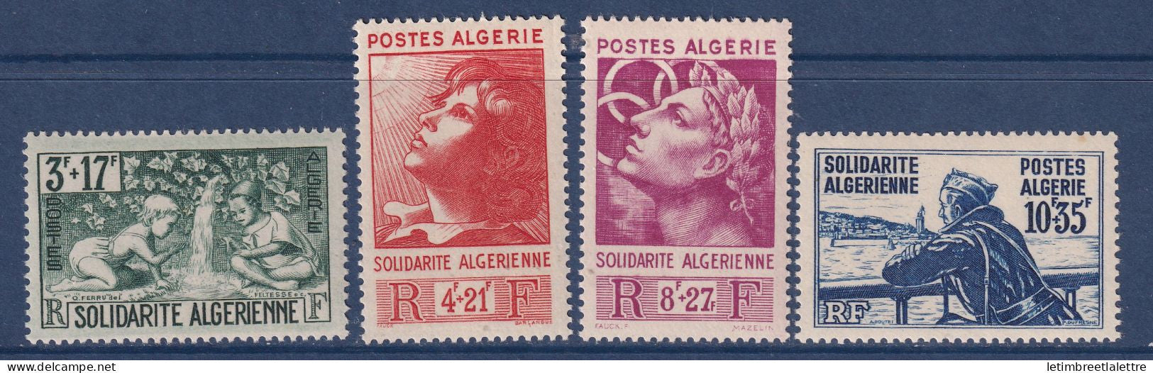 Algérie - YT n° 249 à 252 ** - neuf sans charnière - 1946