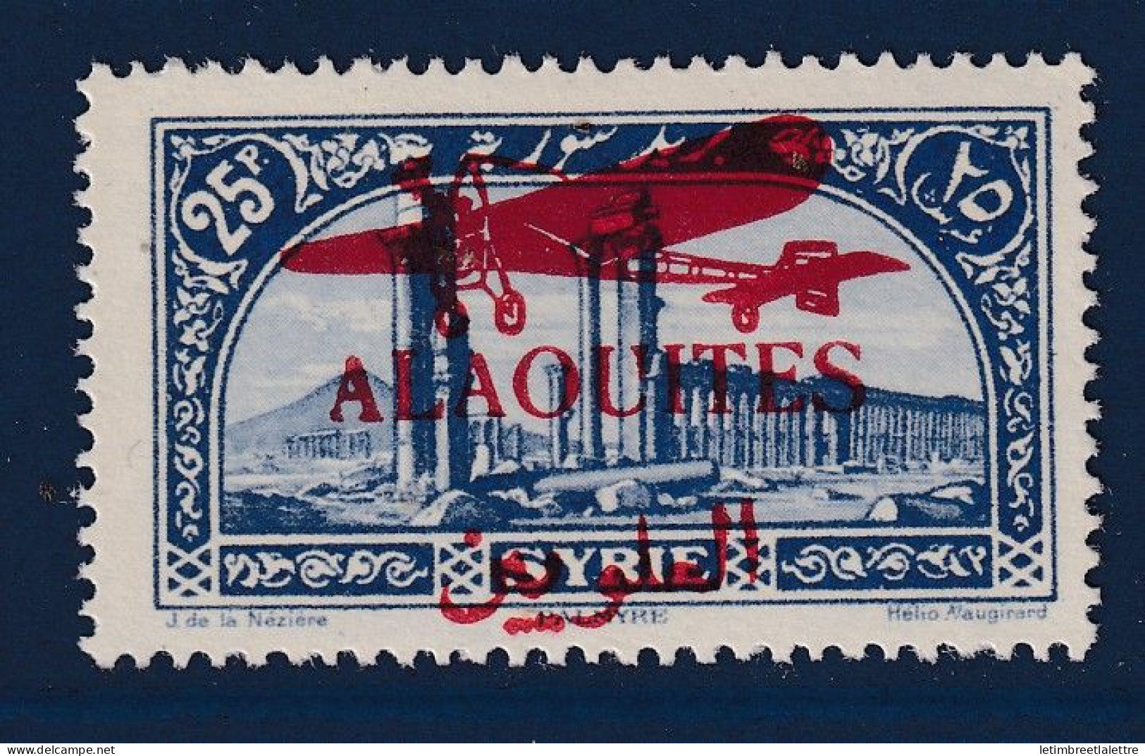 Alaouites - Poste aérienne - YT n° 16 * - Neuf avec charnière - 1929