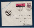 Tunisie - Poste aérienne - Premier raid aérien Tunis Antibes - par avion - 1926