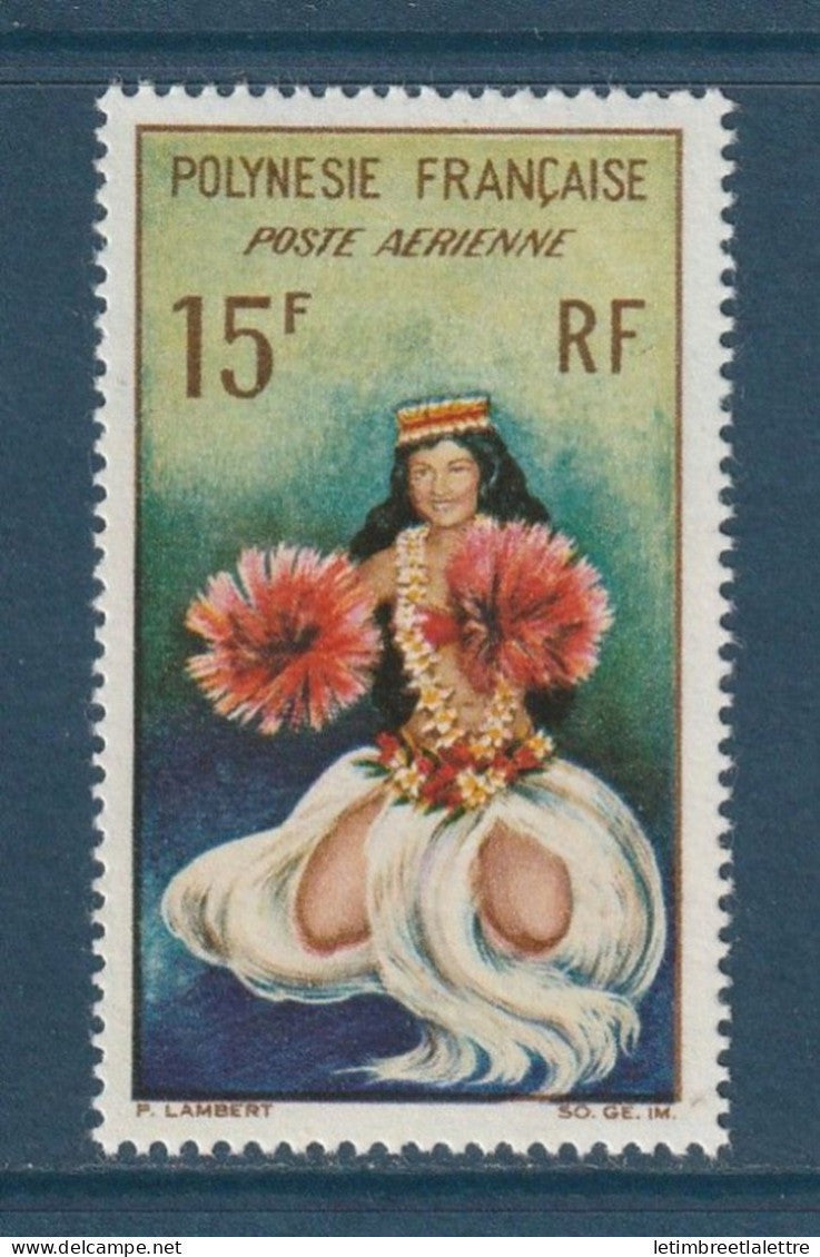 Polynésie Française - Poste Aérienne - YT PA n° 7 ** - Neuf sans charnière - 1964