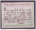 ANDORRE N° 273** NEUF SANS CHARNIERE  TEXTE DES PAREAGES