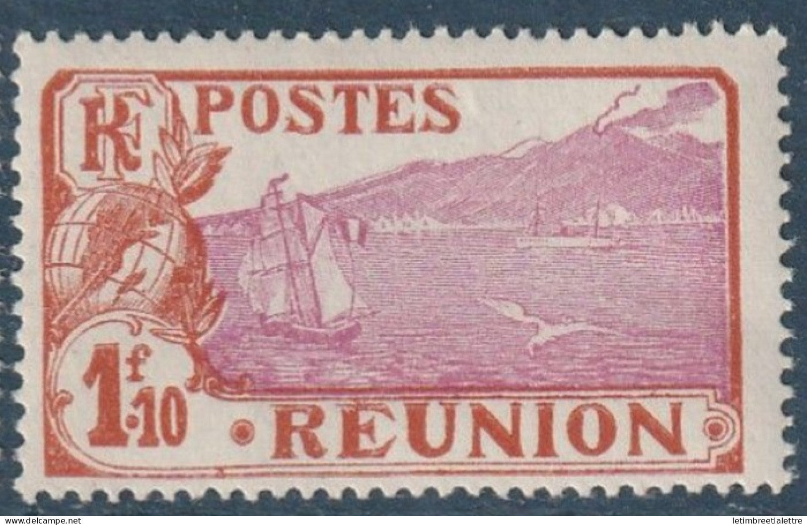 Réunion - YT n° 116 ** - Neuf sans charnière - 1928 1930
