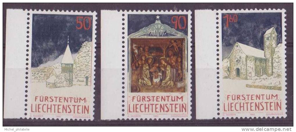 ⭐ Liechtenstein - YT n° 991 à 993 ** - Neuf sans charnière - 1992 ⭐