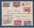 Sénégal - Premier vol par Hydravion le 13 12 1935 pour la Guadeloupe - courrier Demougeot tricentenaire des Antilles