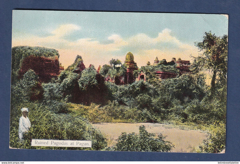 Myanmar - Birmanie - Burma - carte postale - Ruined Pagodas at Pagan