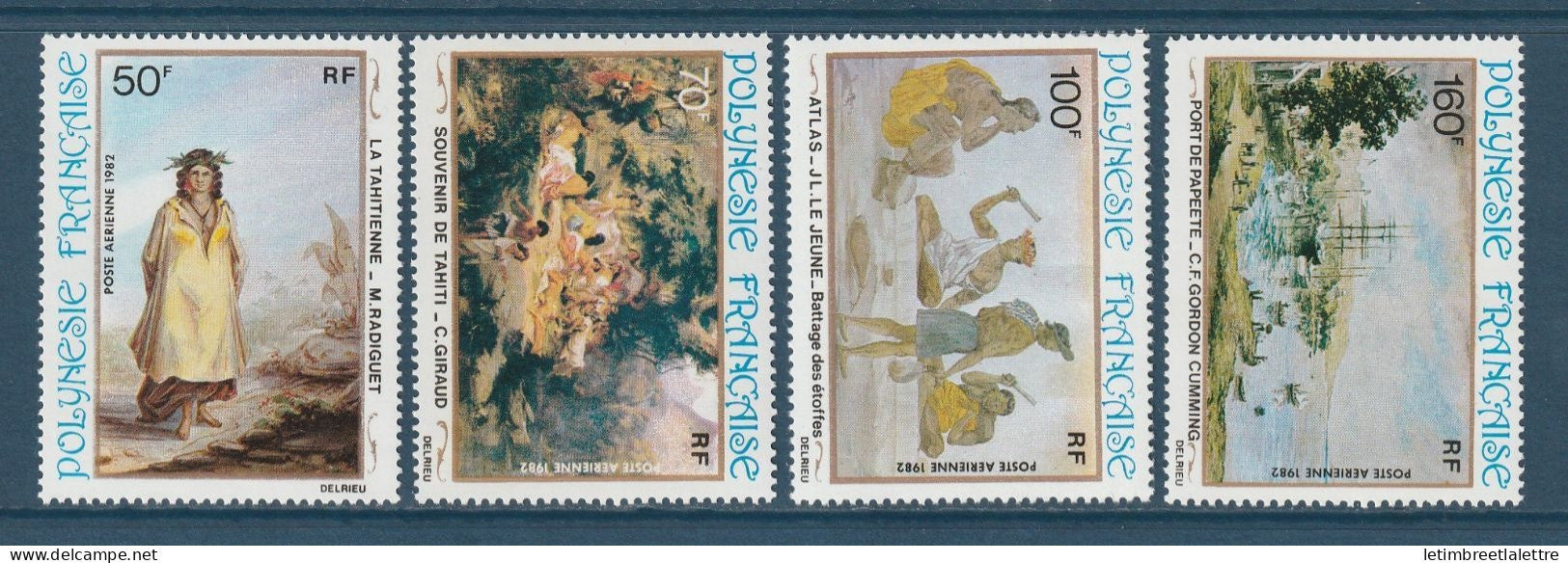 Polynésie Française - Poste Aérienne - YT PA n° 170 à 173 ** - Neuf sans charnière - 1982