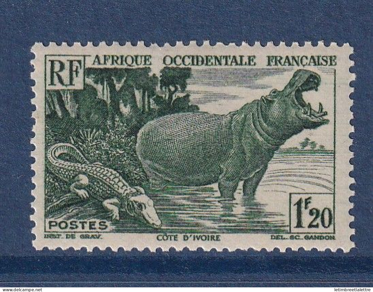 AOF - Afrique occidentale - YT n° 31 * - neuf avec charnière - 1947
