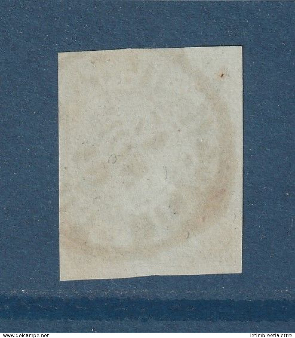 France - YT n° 12 - Oblitéré bureau D - 1861