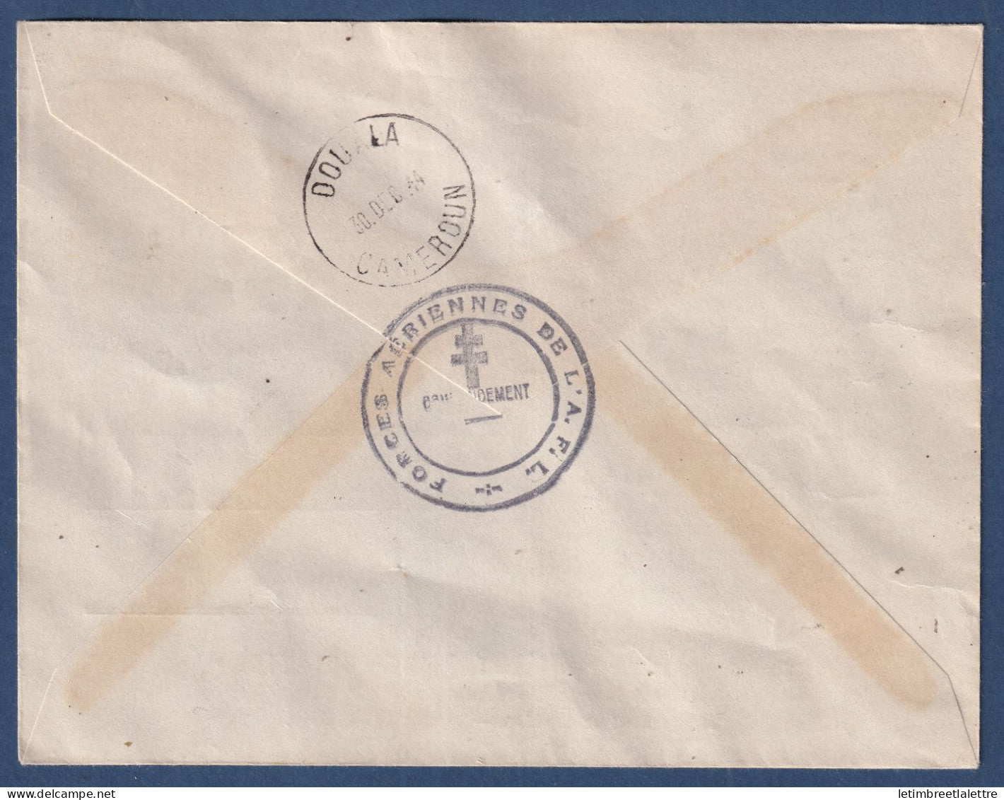 AEF - journée philatélique de l'entraide Aviation - Brazzaville 23 décembre 1944
