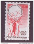 ANDORRE N° 341** NEUF SANS CHARNIERE  ANNEE INTERNATIOONALE DE LA JEUNESSE