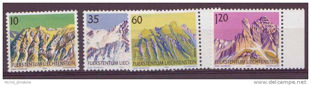 ⭐ Liechtenstein - YT n° 941 à 944 ** - Neuf sans charnière - 1990 ⭐