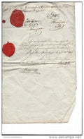 Document de 1808 de la Guadeloupe