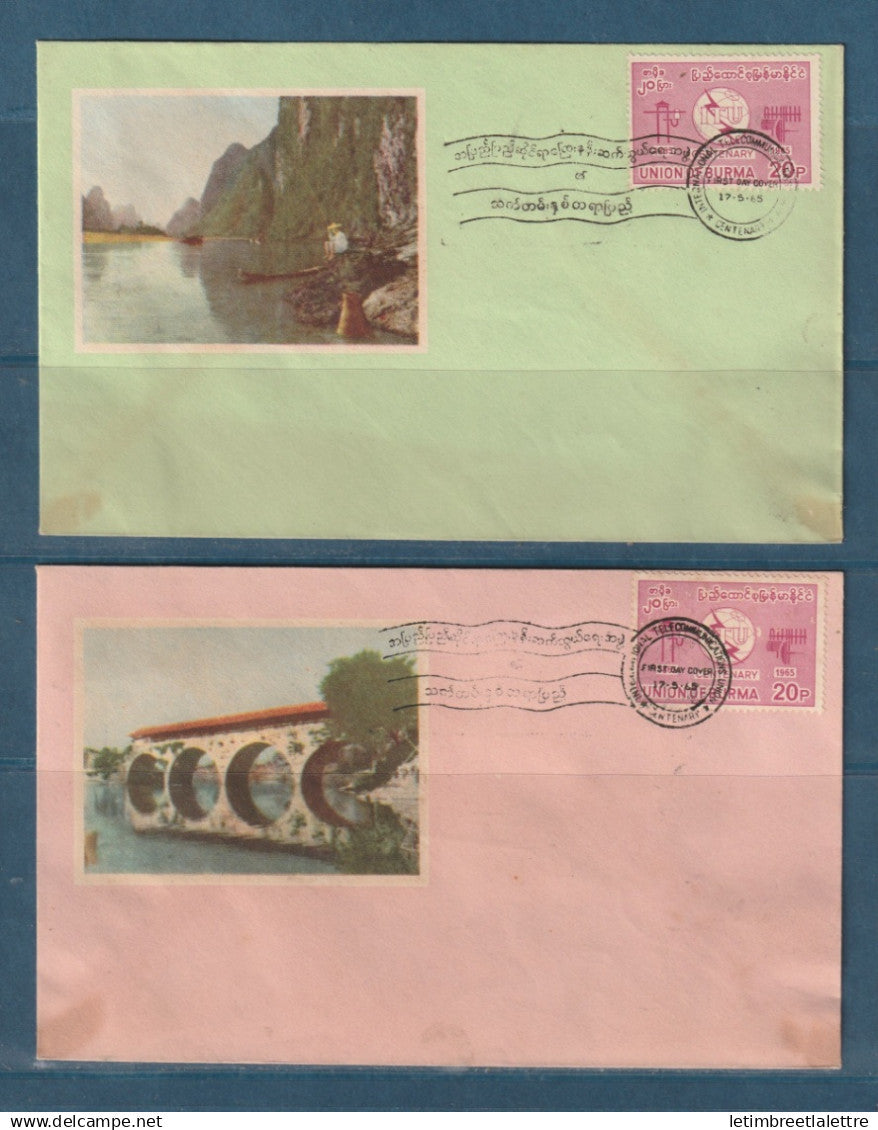 Myanmar - Birmanie -  Burma - YT n° 102 - Centenaire de l'Union internationale des télécommunications - 1965
