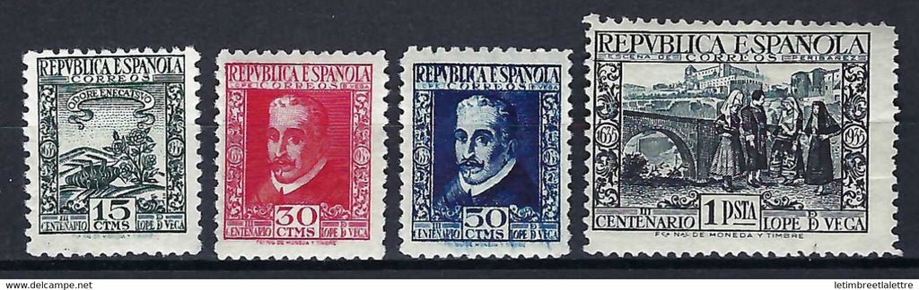 ⭐ Espagne - YT n° 534 à 537 ** - Neuf sans charnière - 1935 ⭐